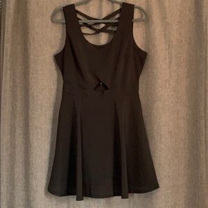 Black strappy Forever 21 dress